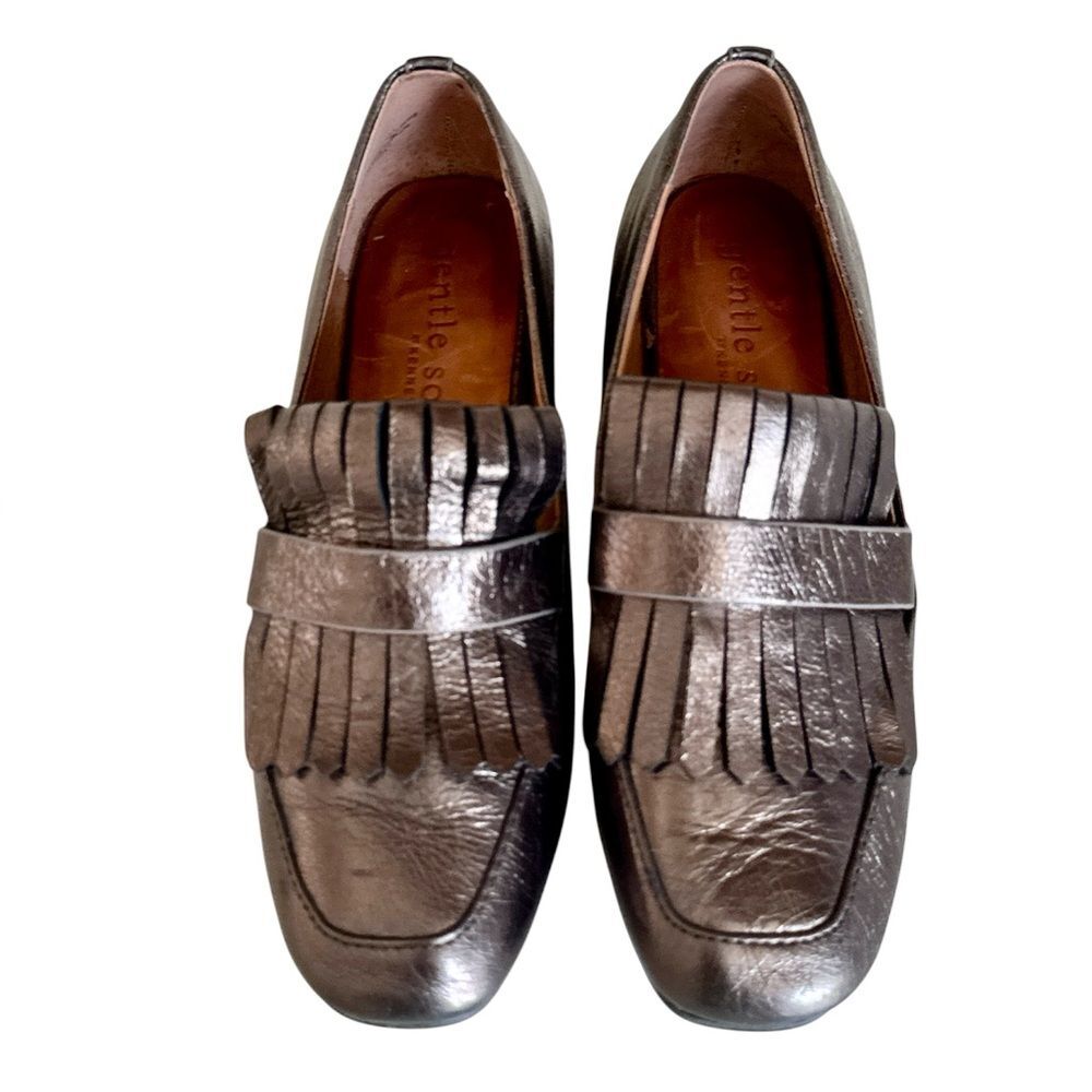 Block Heels loafers Sz 6M